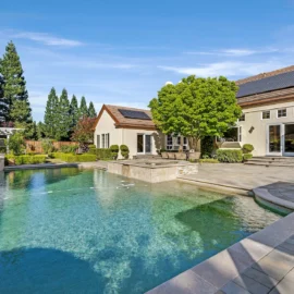 Resort-Style Pool with Lush Landscaping